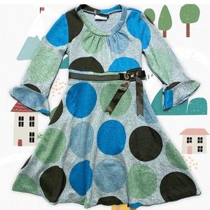 NWOT Rare, Too! Girl's Polka Dot Dress